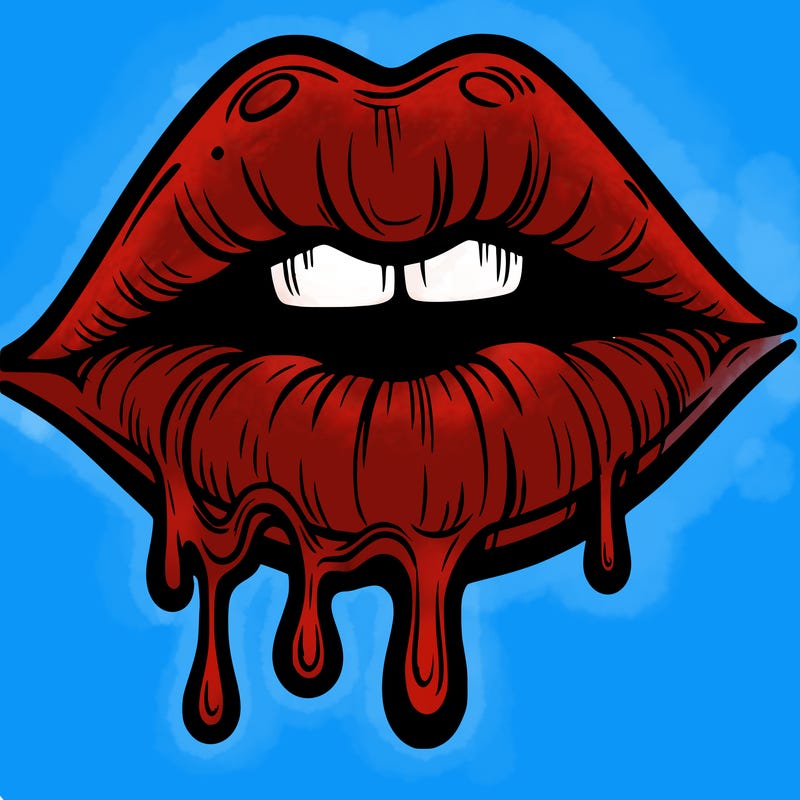 lips that look realistic and drip