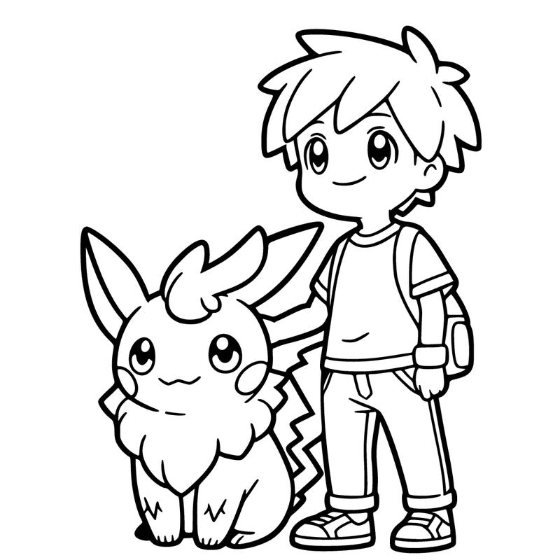 pikachu and ash