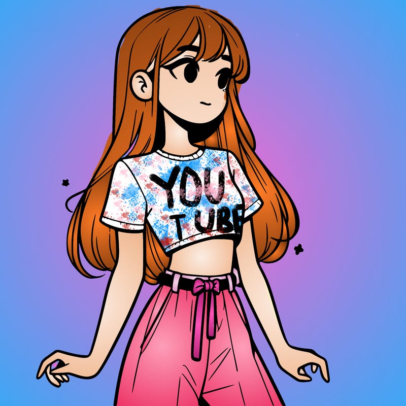 girl in a cute crop top