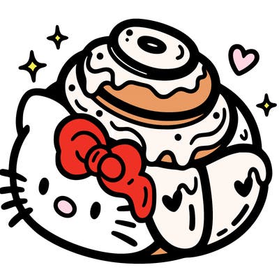 cinnamon roll from my hello kitty