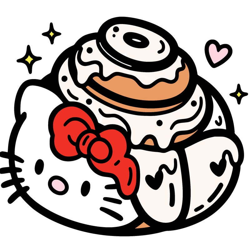cinnamon roll from my hello kitty