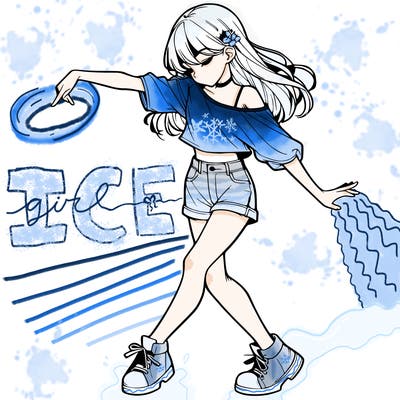 realistic girl danceing