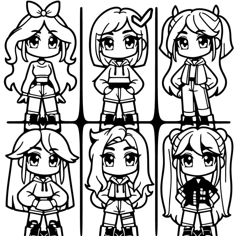 divisions into four girl