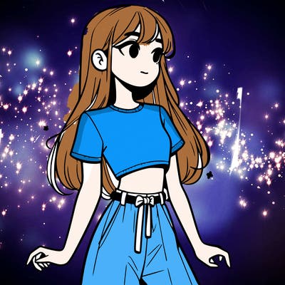 girl in a cute crop top