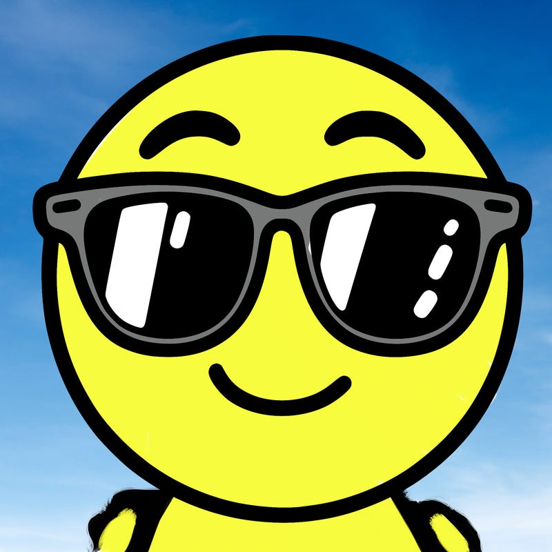 emoji with sunglasses