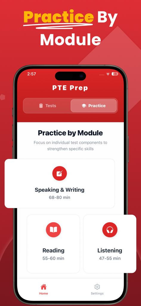 PTE Exam Practice Test -AcePTE - Education App | MWM