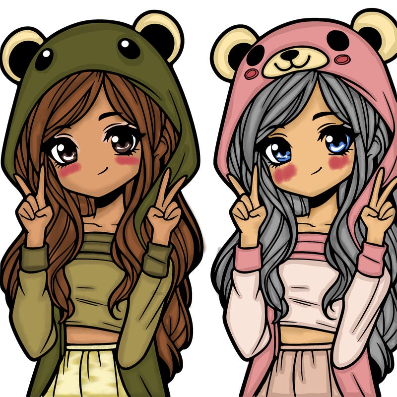 teen girl in animal costume