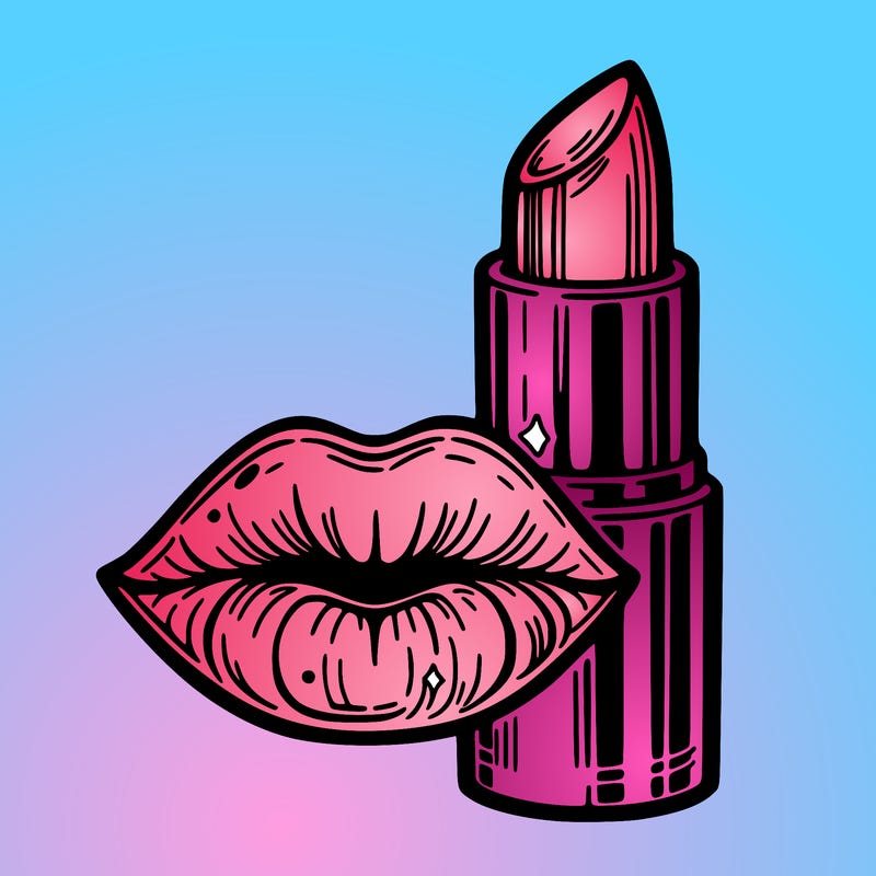 lips and lipstick