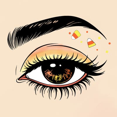 eye closed realistic