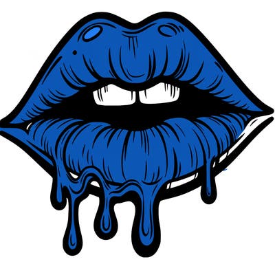 lips that look realistic and drip