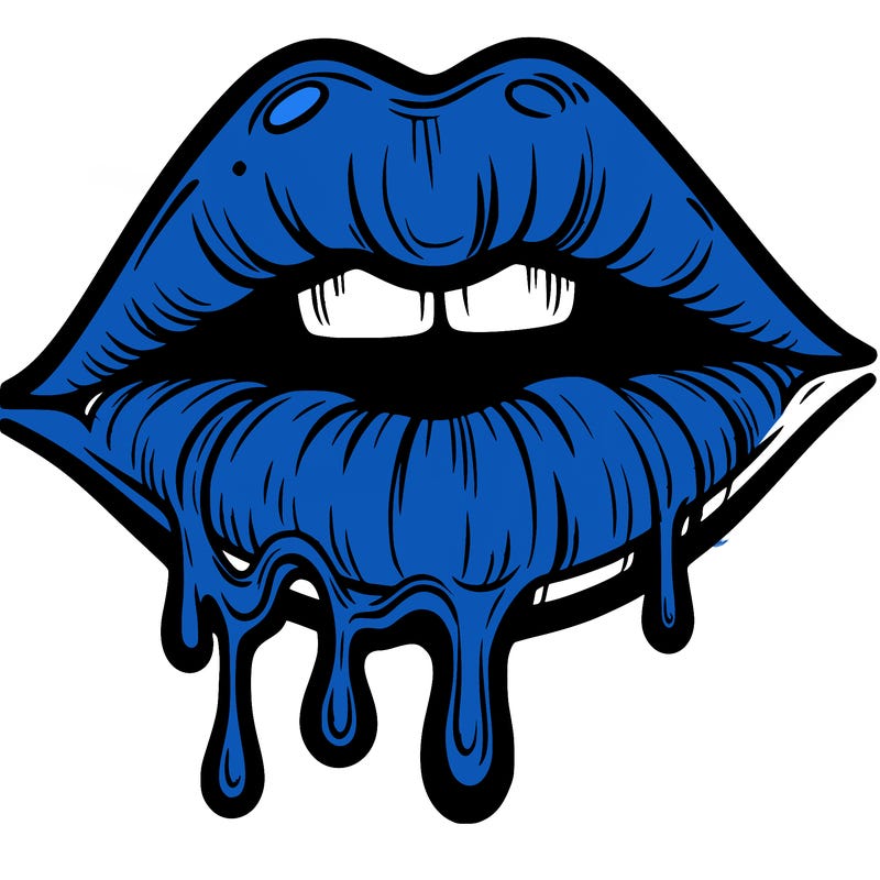 lips that look realistic and drip