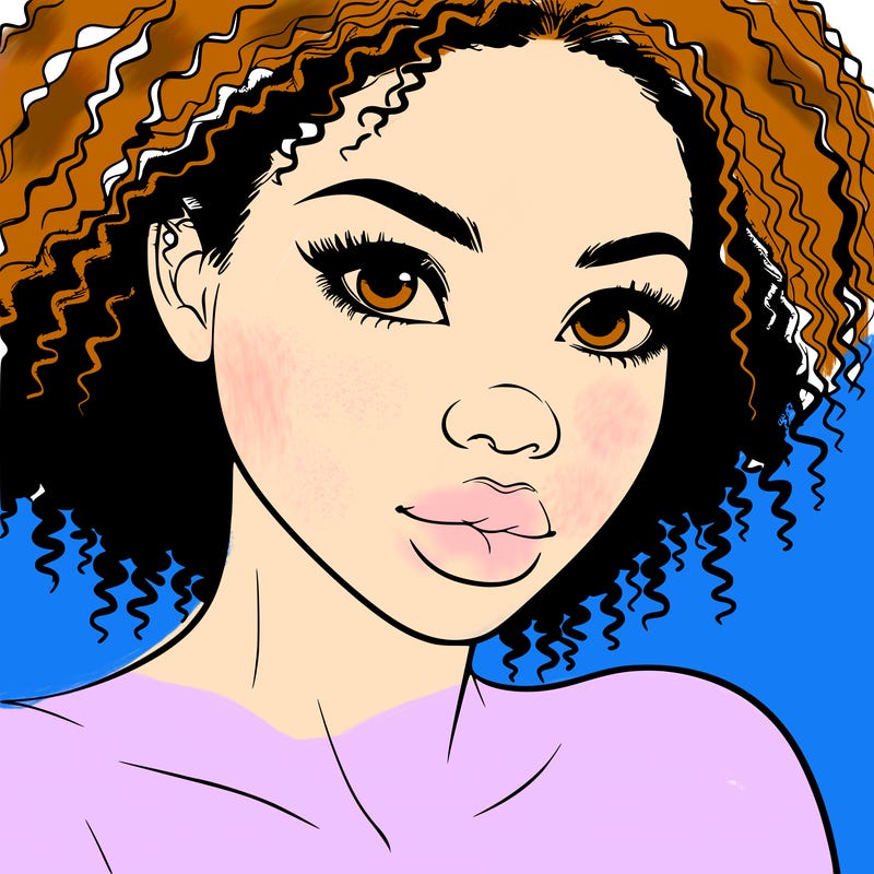 realistic black girl