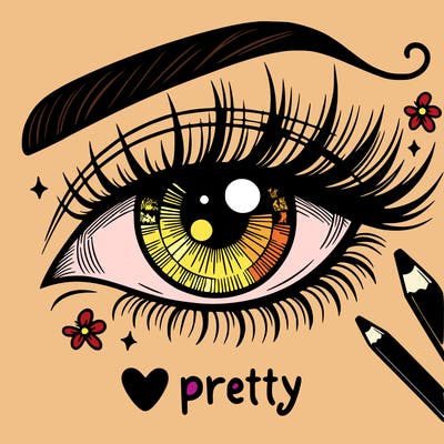 pretty eye