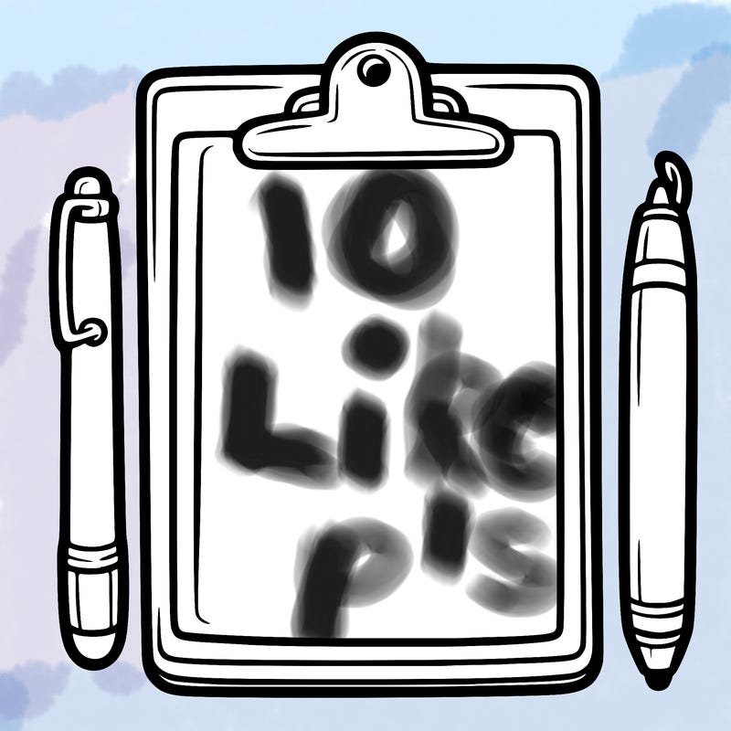 blank clip board with pen