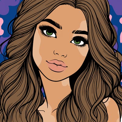 beautiful realistic girl