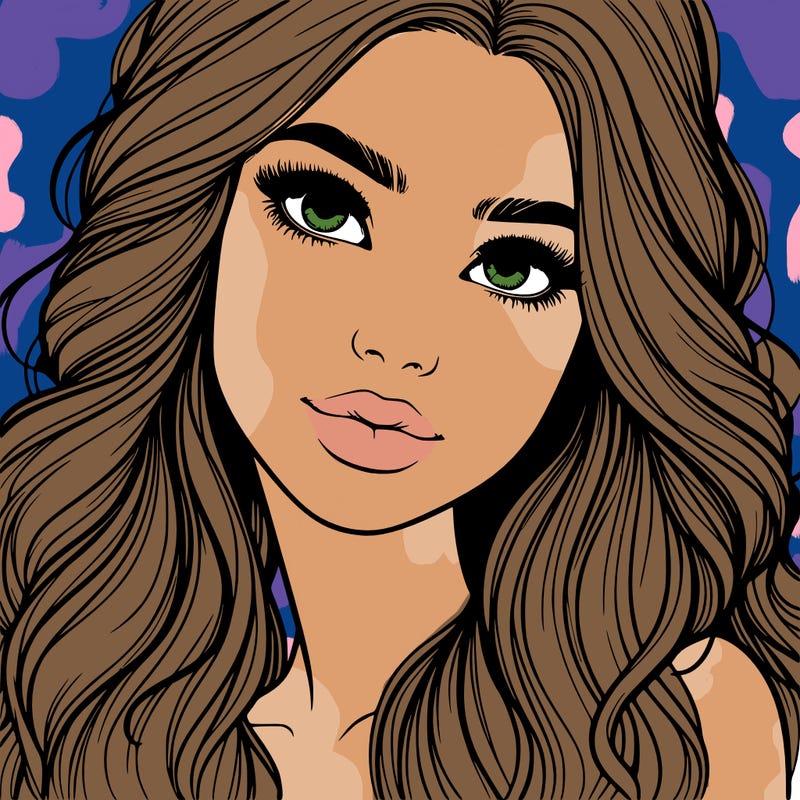 beautiful realistic girl