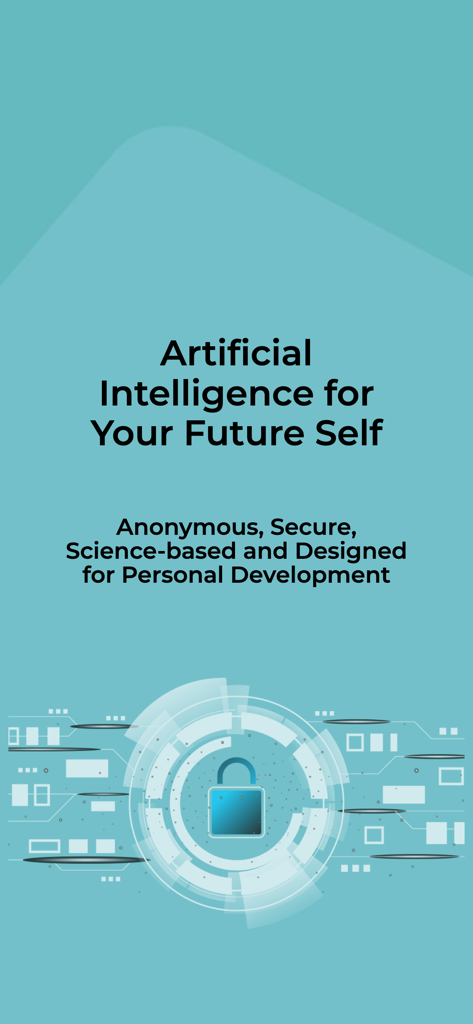 Rocky KI-App-Oberfläche, die sichere und wissenschaftlich fundierte persönliche Entwicklung hervorhebt