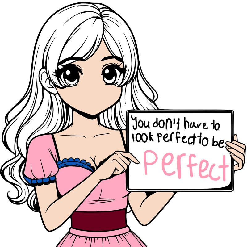 realistic pretty girl holding blank sign