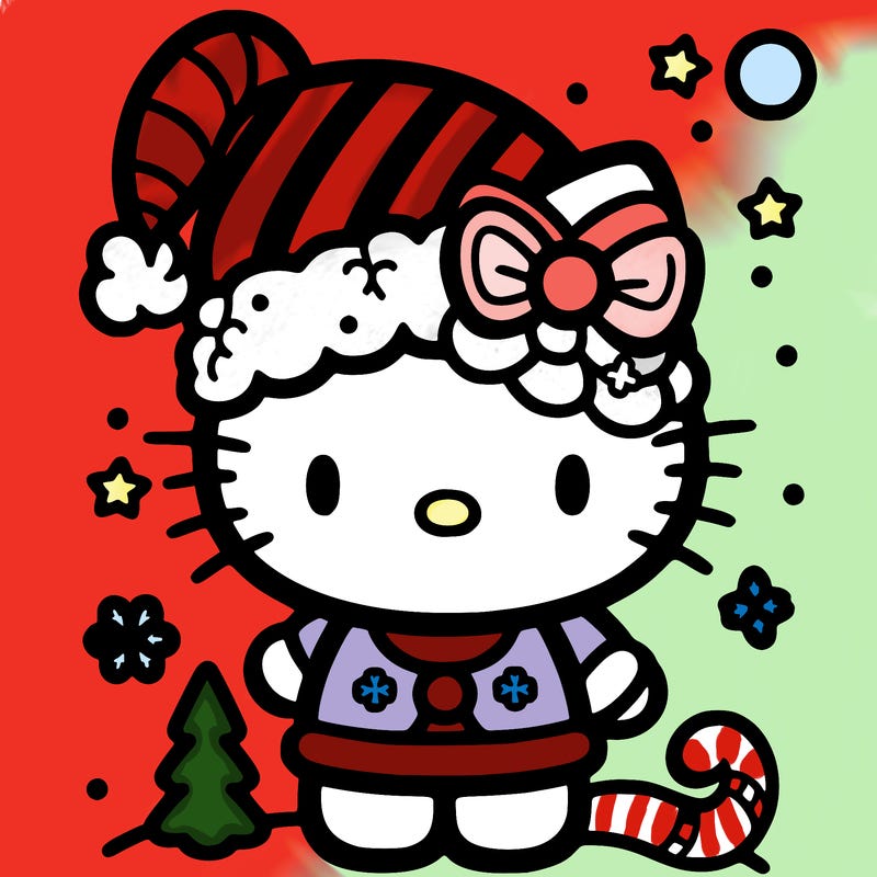 christmas hello kitty