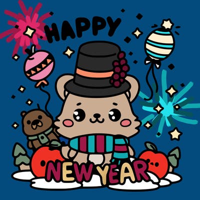 message : happy new year