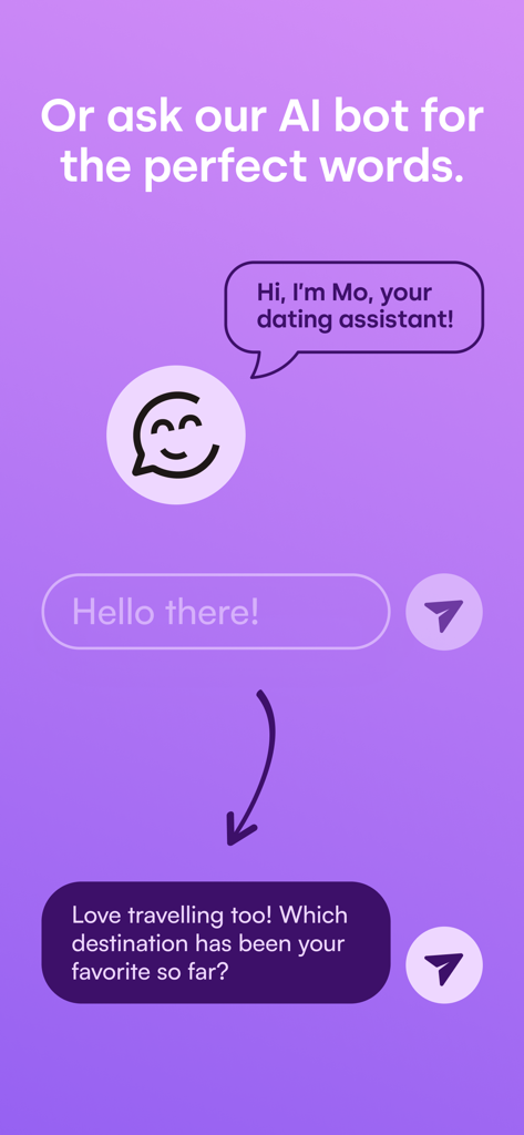 The CSL dating app AI assistant Mo helps users write the perfect opening message