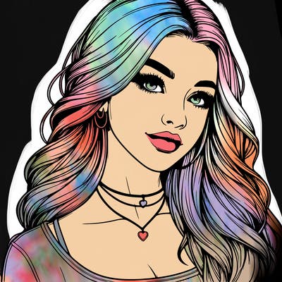 detailed realistic girl