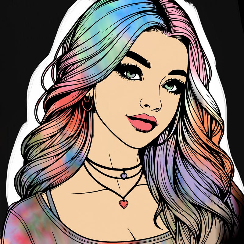 detailed realistic girl