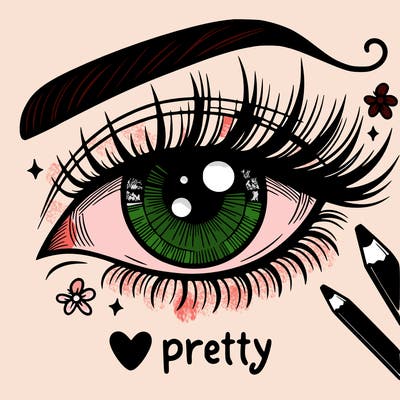 pretty eye