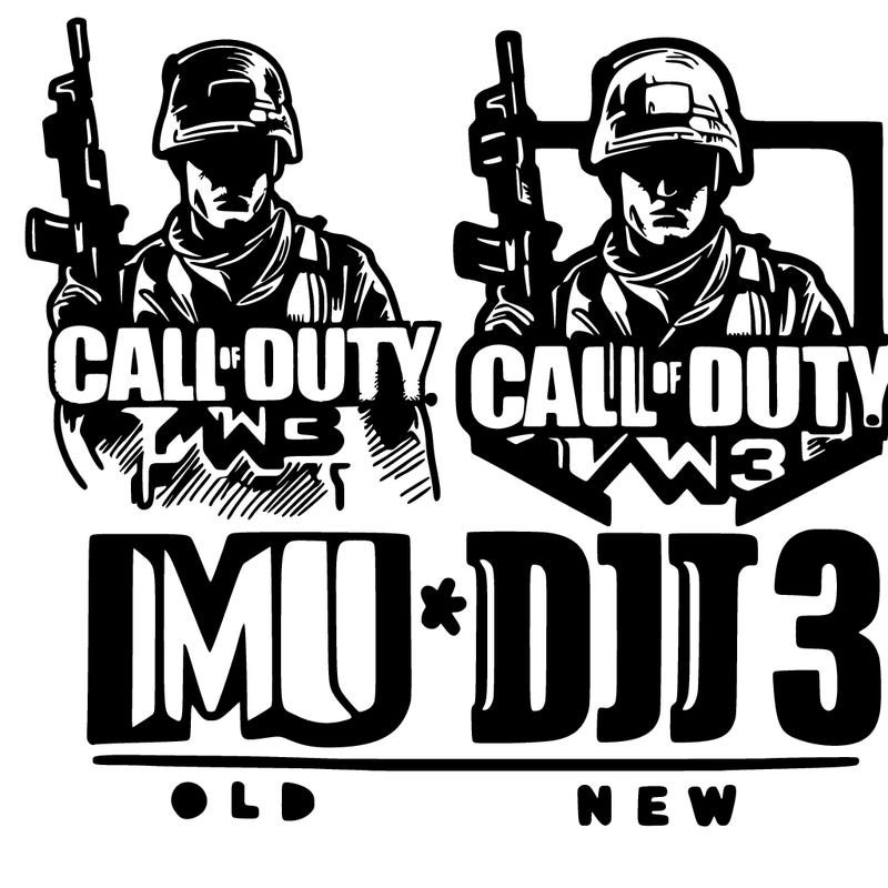 call of duty mw3 old and new logo