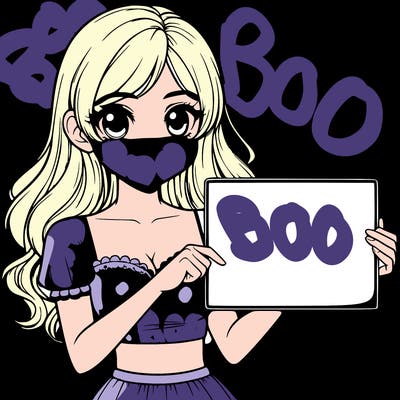 realistic pretty girl holding blank sign