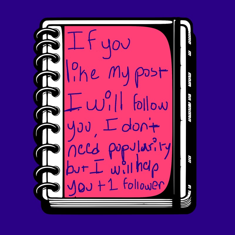 blank, realistic notebook