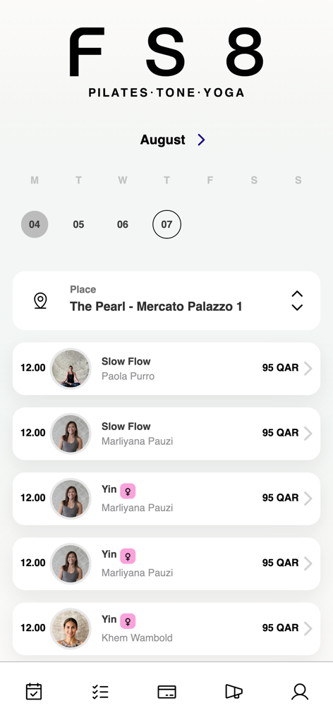 FS8 Studio Qatar - Health & Fitness App | MWM