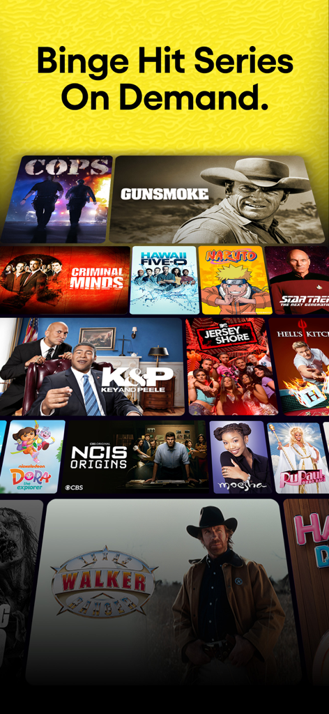 Pluto TVのオンデマンドライブラリ。スター・トレックやクリミナル・マインドなどの人気ヒットシリーズが特集されています。