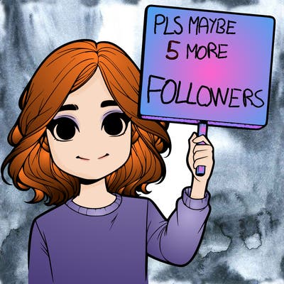 realistic girl holding up a sign