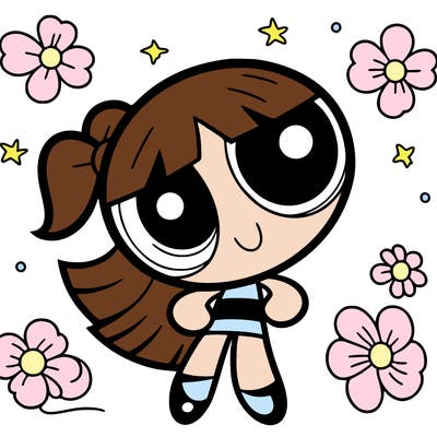 a powerpuff girl