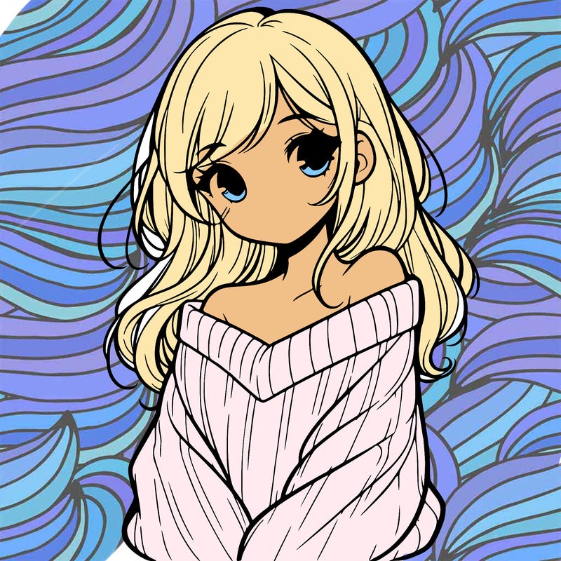 shy pretty girl wearing a sweater that is falling off one shoulder portrait