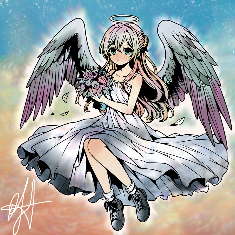 manga angel realistic