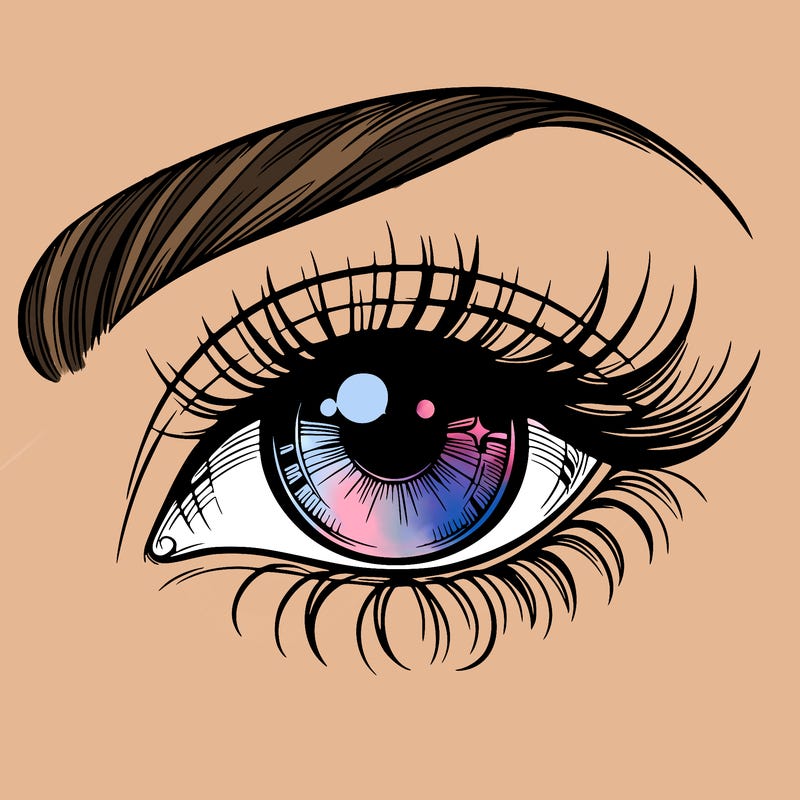 a beautiful eye