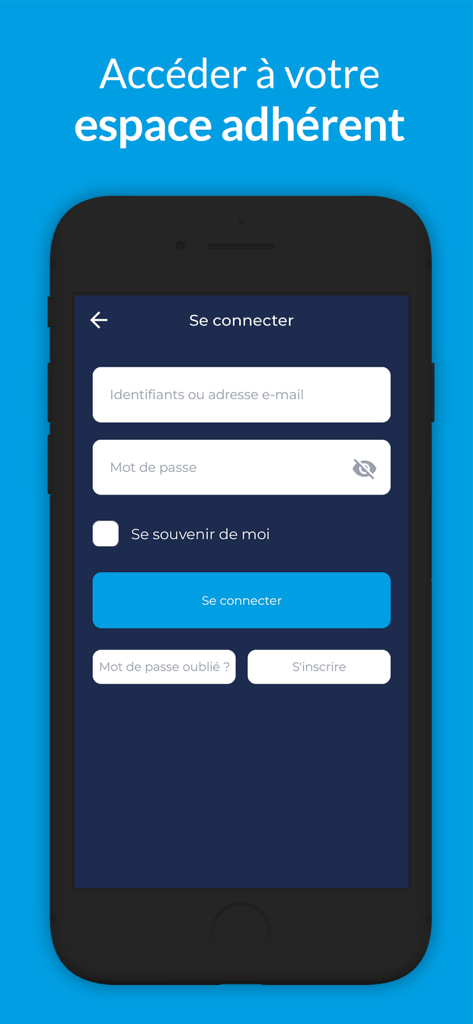 UFAP UNSa Justice - Schermata di accesso per i membri dell'applicazione mobile UFAP UNSa Giustizia