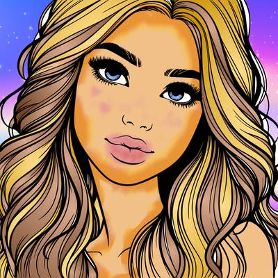 beautiful realistic girl