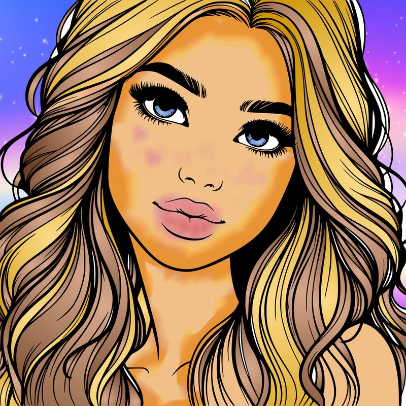 beautiful realistic girl