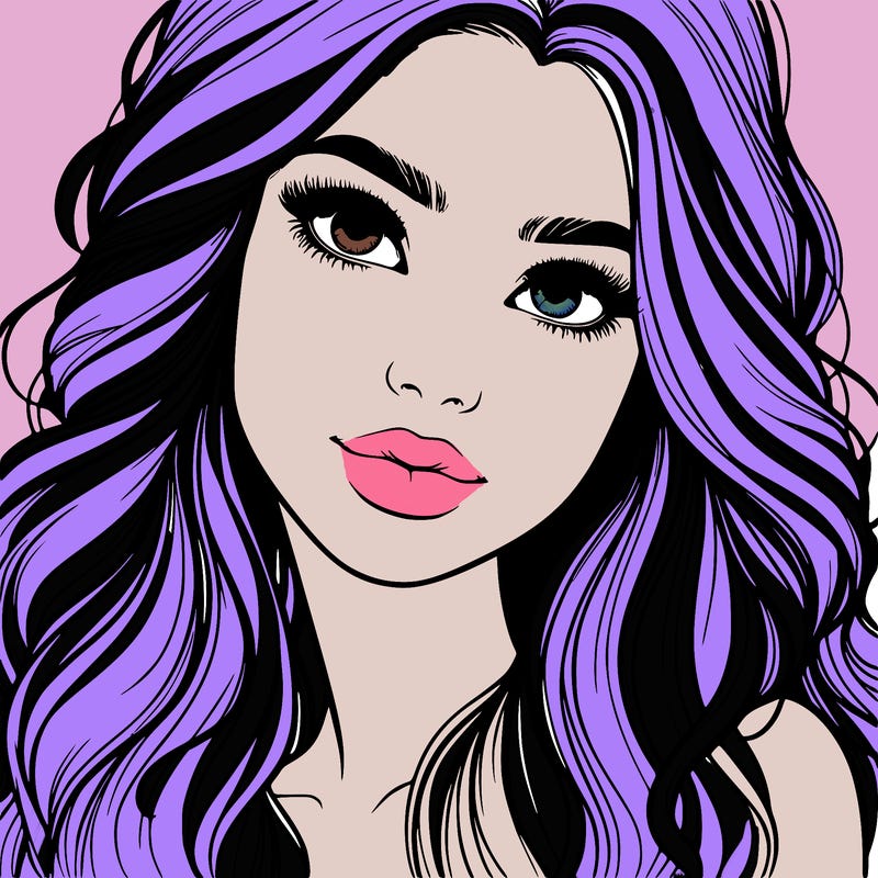 beautiful realistic girl