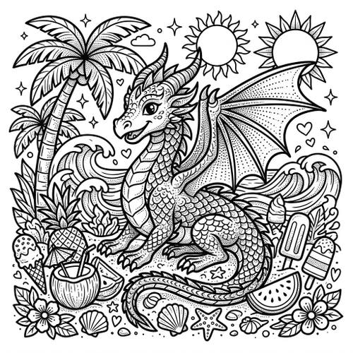 Dot Work Dragon