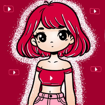 girl in a cute crop top