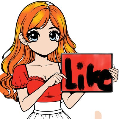 realistic pretty girl holding blank sign