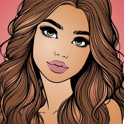 beautiful realistic girl