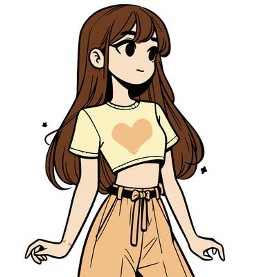 girl in a cute crop top