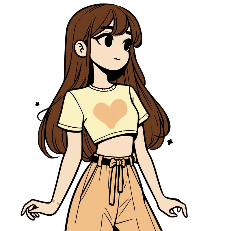 girl in a cute crop top