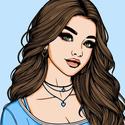 detailed realistic girl