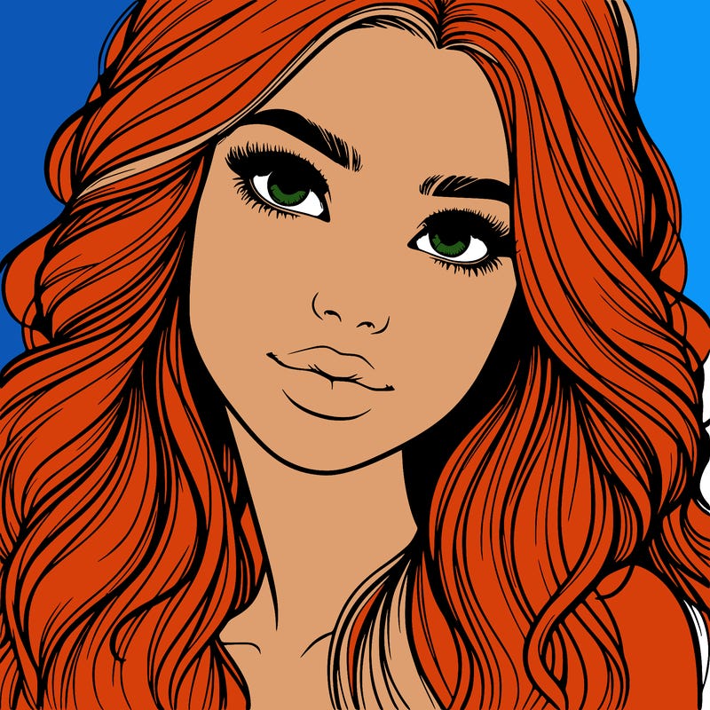 beautiful realistic girl